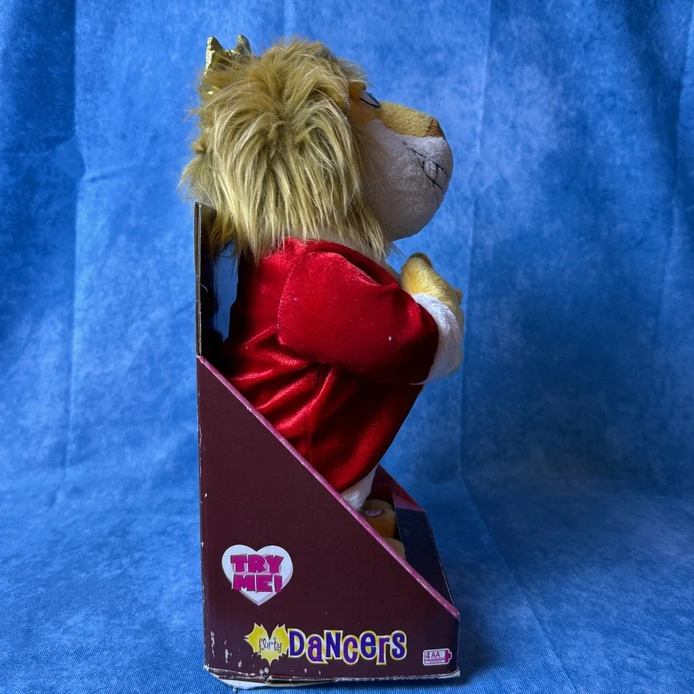 Vintage Flirty Dancers Singing Lion Plush Animated Valentine's CVS Tested Works